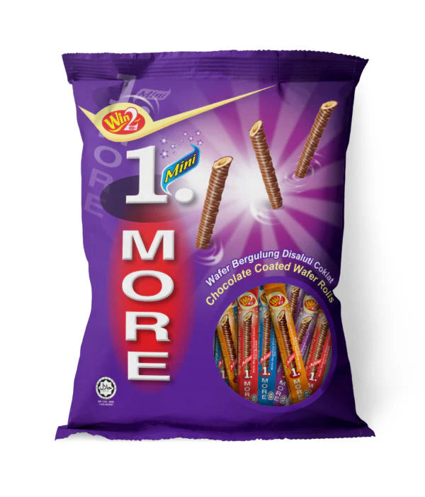 Win2 Mini 1 More Chocolate Coated Wafter Rolls