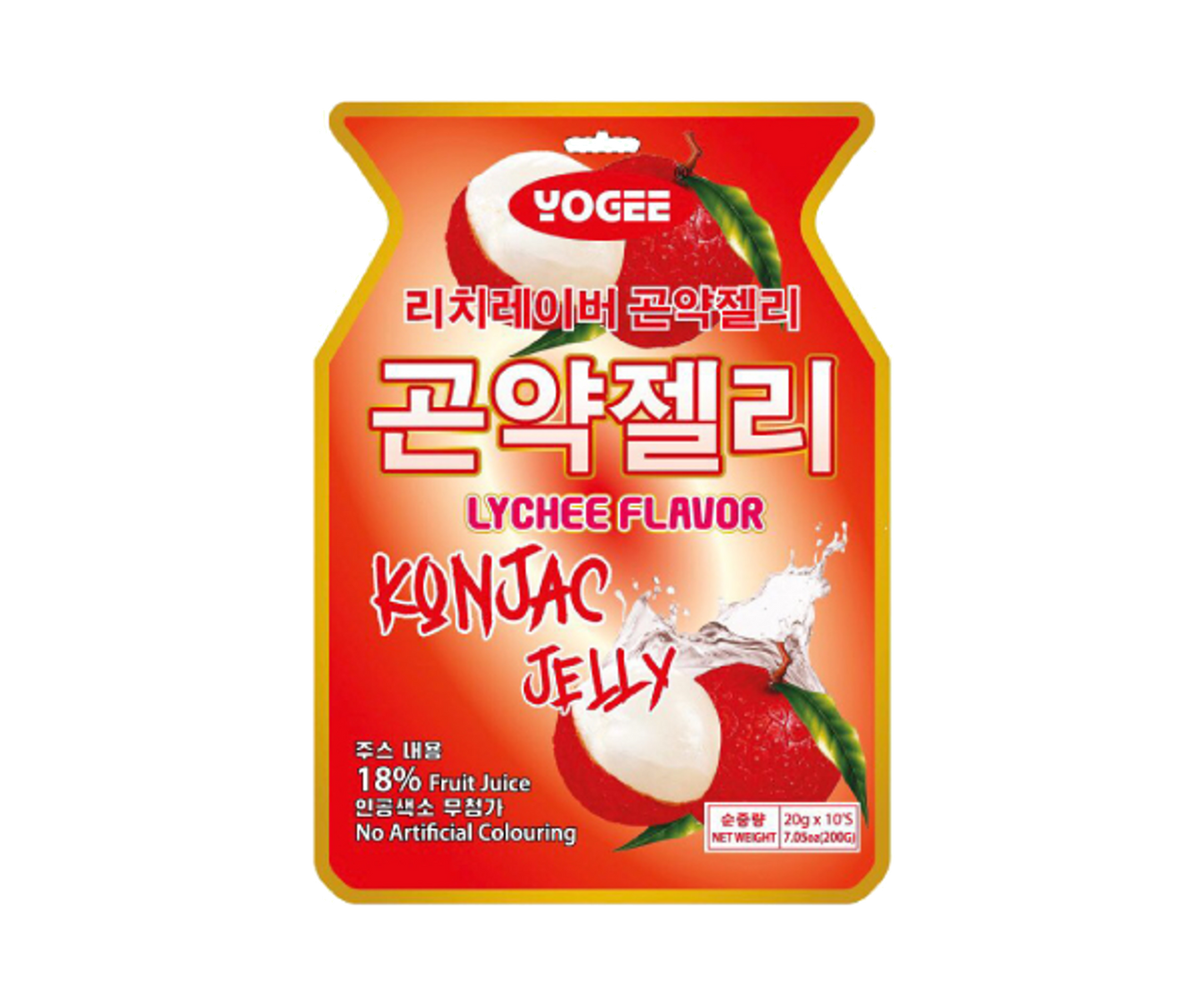 Yogee Konjac Jelly 6 Flavors 200g