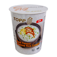 Bundle of 4 55g TOPP Jasmine Rice Congee Duck Flavour