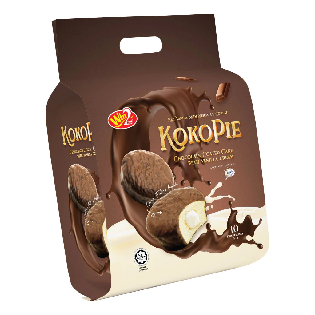 Win2 Bake Story Kokopie Choco Coated Cake With Vanilla