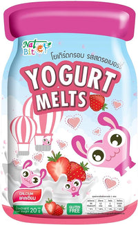 Nature Bites - Freeze Dried Yogurt Melts 20g | 3 Flavours | Original/ Strawberry/ Mango